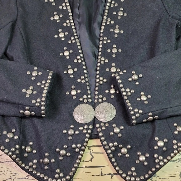 Double D Ranch vintage coin ornate jacket (oversized) - Picture 6 of 12